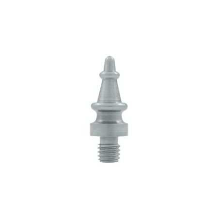 Deltana CHST26D Steeple Tip Cabinet Finial Brushed Chrome, 10PK CHST26D-XCP10